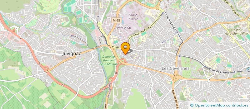 localisation de l'entreprise MUTUALITE FRANCAISE GRAND SUD SSAM à MONTPELLIER