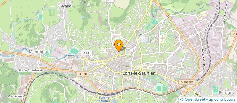 localisation de l'entreprise MUTUALITE FRANCAISE JURA à LONS-LE-SAUNIER
