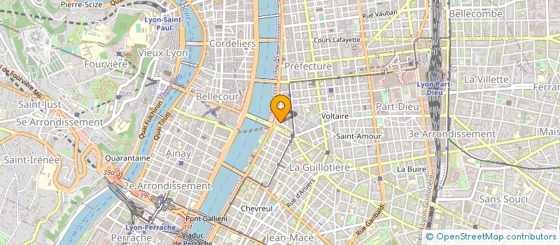 localisation de l'entreprise MUTUALITE FRANCAISE RHONE-PAYS DE SAVOIE  LYON