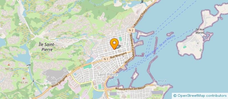 localisation de l'entreprise MUTUALITE FRANCAISE ST PIERRE MIQUELON  SAINT-PIERRE