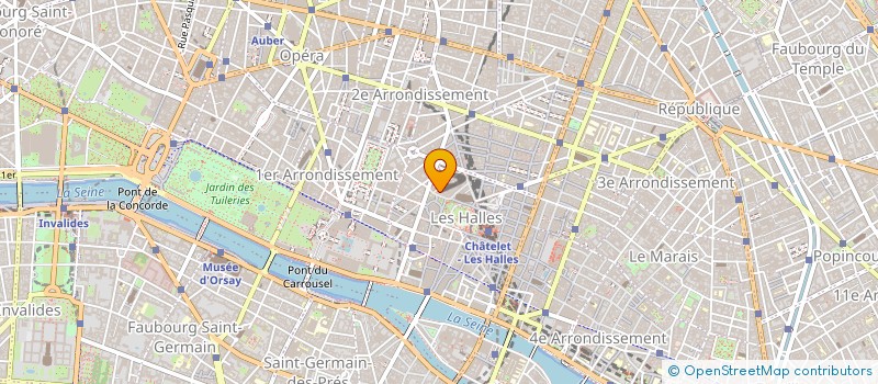 localisation de l'entreprise MUTUALITE HOTELIERE à PARIS