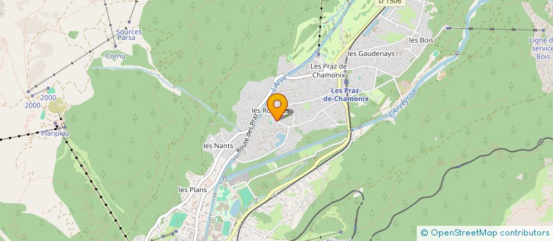 localisation de l'entreprise MUTUALITE JEUNES TRAVAILLEURS à CHAMONIX-MONT-BLANC