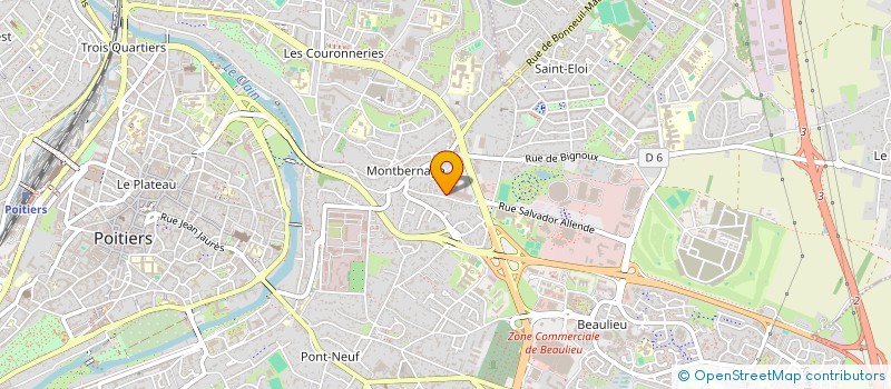 localisation de l'entreprise MUTUALITE SOCIALE AGRICOLE  POITIERS