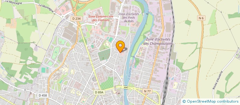 localisation de l'entreprise MUTUALITE SOCIALE AGRICOLE DE L YONNE à AUXERRE