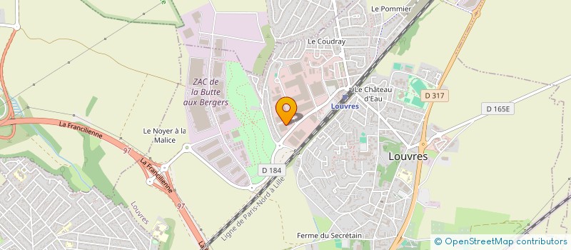 localisation de l'entreprise MUTUALSPA DIFFUSION  LOUVRES