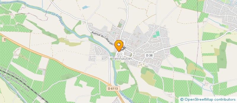 localisation de l'entreprise MUTUART  PENNAUTIER