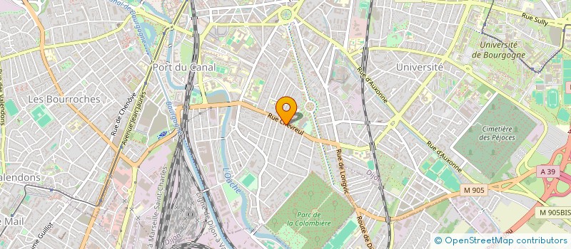 localisation de l'entreprise MUTUEL GESTION DEFENSE FISCALE COTE OR à DIJON