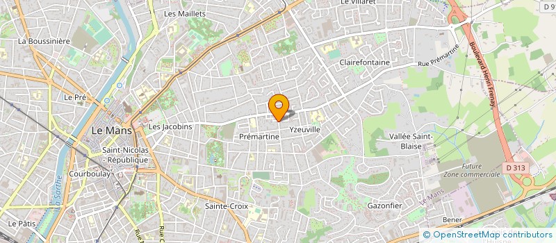 localisation de l'entreprise MUTUEL PRESSING  LE MANS