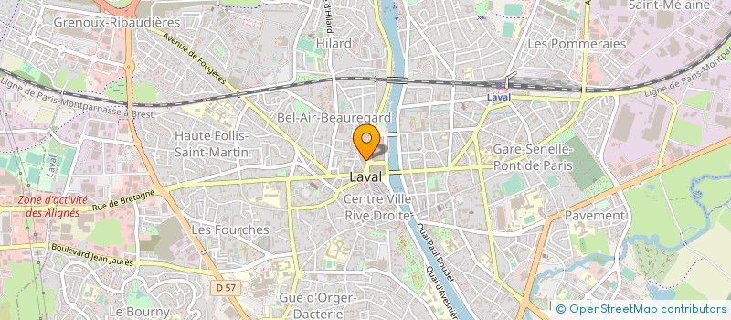 localisation de l'entreprise MUTUEL RETRAITE INSTITUTEUR FONCTIONNAIR à LAVAL