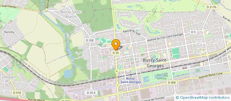 localisation de l'entreprise MUTUELAND SARL  BUSSY-SAINT-GEORGES