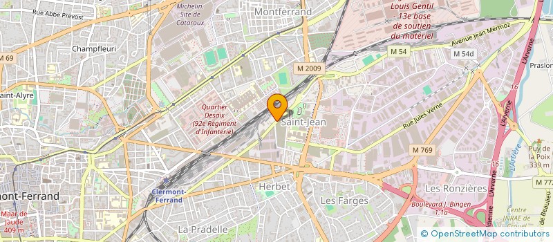 localisation de l'entreprise MUTUELLE ACC INGENIERIE ET MAINTENANCE  CLERMONT-FERRAND