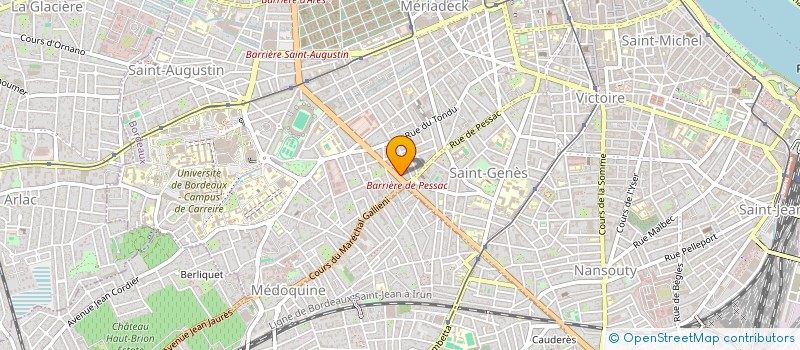 localisation de l'entreprise MUTUELLE ACCIDENTS DES ELEVES DE GIRONDE à BORDEAUX