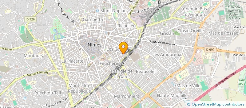 localisation de l'entreprise MUTUELLE ACCIDENTS ELEVES  NIMES