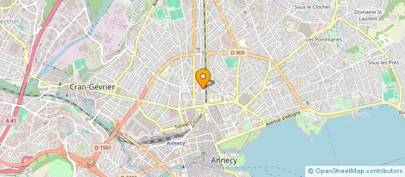 localisation de l'entreprise MUTUELLE ACCIDENTS ELEVES à ANNECY