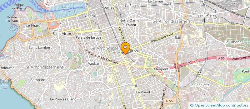 localisation de l'entreprise MUTUELLE ACTIVE DES ORGANISMES SOCIAUX ET DIVERS à MARSEILLE