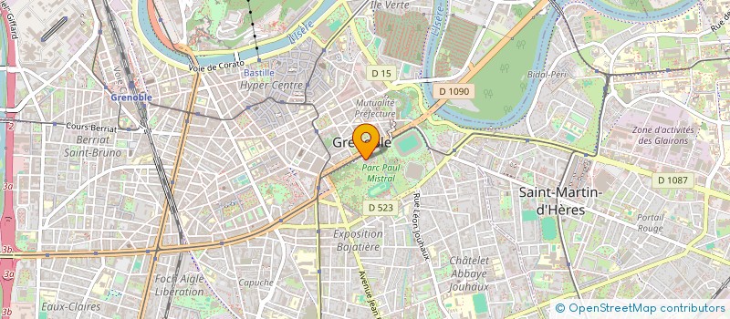 localisation de l'entreprise MUTUELLE AGENTS TERRIT GRENOBLE ET ISERE  GRENOBLE