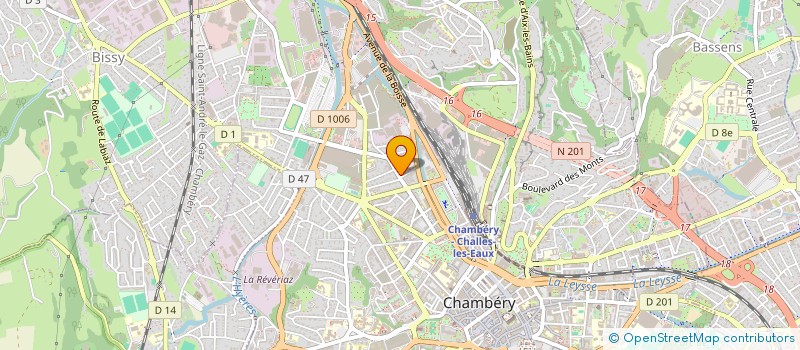 localisation de l'entreprise MUTUELLE AGRICOLE DES SAVOIES à CHAMBERY
