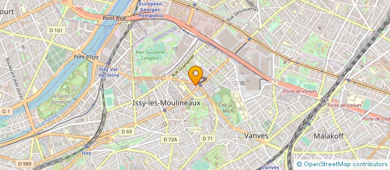 localisation de l'entreprise MUTUELLE AIDE ET SOLIDARITE à ISSY-LES-MOULINEAUX