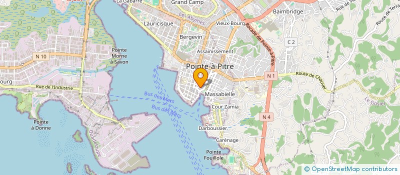 localisation de l'entreprise MUTUELLE ANTILLAISE D'ASSURANCES à POINTE-A-PITRE