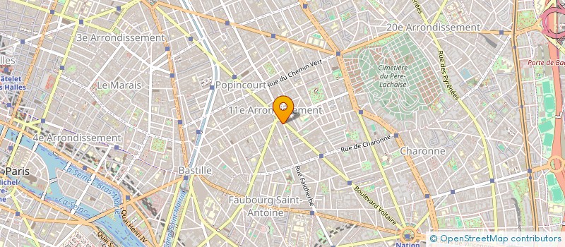 localisation de l'entreprise MUTUELLE ASSURANCE ARCHITECTE INTERIEUR  PARIS