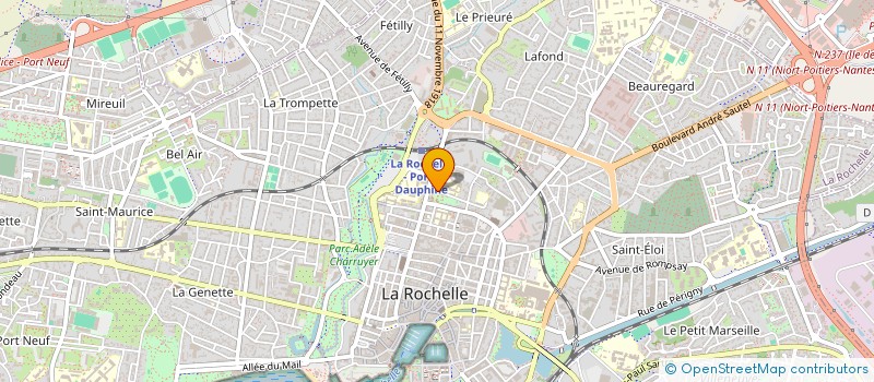 localisation de l'entreprise MUTUELLE AUNIS SAINTONGE  LA ROCHELLE