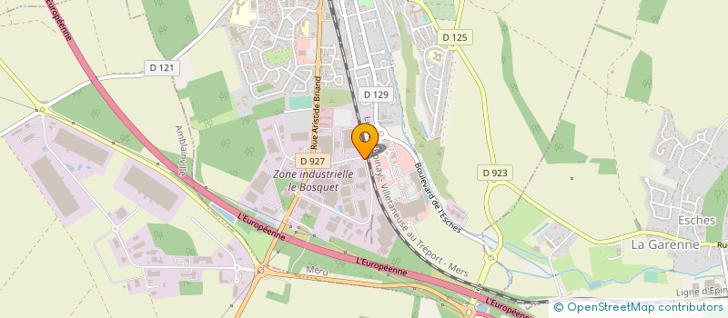 localisation de l'entreprise MUTUELLE AUXILEC CHALES  MERU