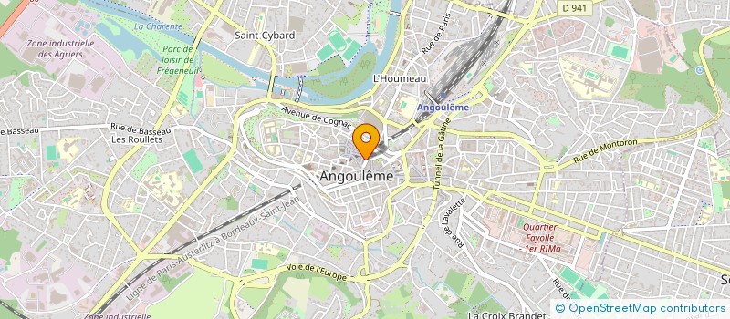 localisation de l'entreprise MUTUELLE CHARENTAISE PREVOYANCE SOCIALE à ANGOULEME