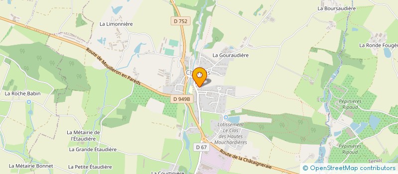 localisation de l'entreprise MUTUELLE CHAVAGNAISE à CHAVAGNES-LES-REDOUX
