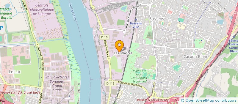 localisation de l'entreprise MUTUELLE CITRAM à BASSENS