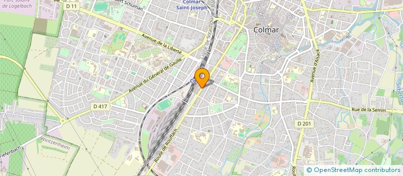 localisation de l'entreprise MUTUELLE COMPLEMENTAIRE D'ALSACE  COLMAR