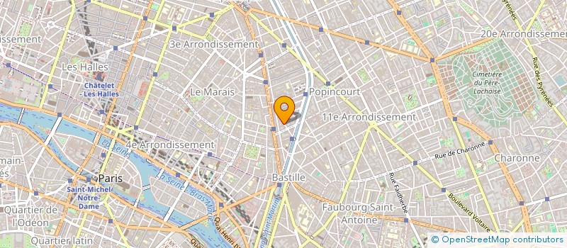 localisation de l'entreprise MUTUELLE CORROYEURS MAROQUINIERS& AUTRES  PARIS