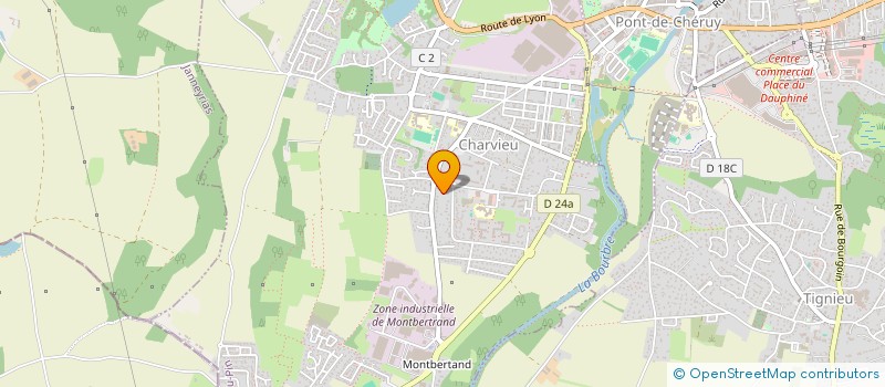 localisation de l'entreprise MUTUELLE CRECHE FAMILIALE MUTUALISTE à CHARVIEU-CHAVAGNEUX
