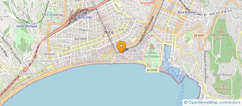 localisation de l'entreprise MUTUELLE CREMATISTE FACIA à NICE