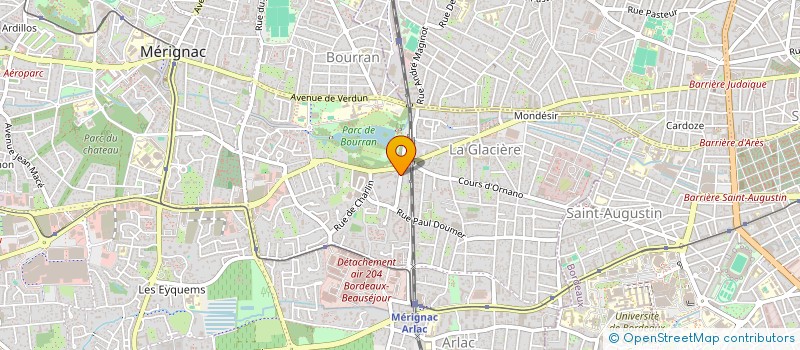 localisation de l'entreprise MUTUELLE CYBELE SOLIDARITE à MERIGNAC