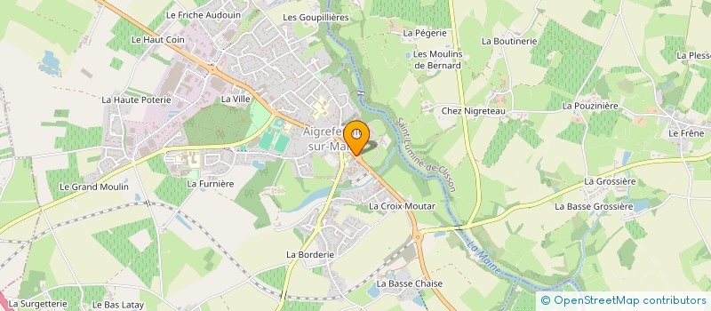 localisation de l'entreprise MUTUELLE D' AIGREFEUILLE à AIGREFEUILLE-SUR-MAINE