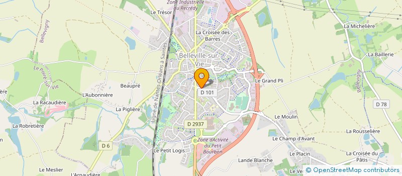 localisation de l'entreprise MUTUELLE D'ENTREPRISE EURIAL-POITOURAINE  BELLEVIGNY