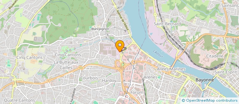 localisation de l'entreprise MUTUELLE DASSAULT AVIATION BIARRITZ  ANGLET