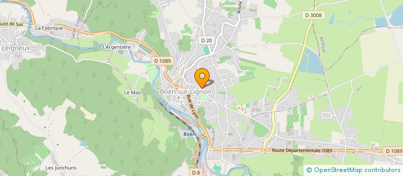 localisation de l'entreprise MUTUELLE DE FRANCE LOIRE-FOREZ  MONTBRISON