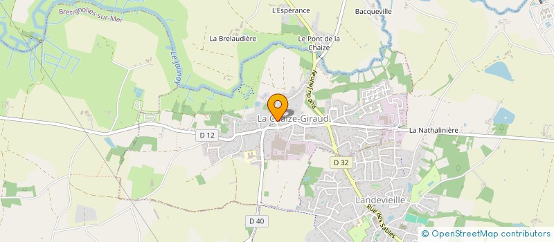 localisation de l'entreprise MUTUELLE DE LANDEVIEILLE à LANDEVIEILLE