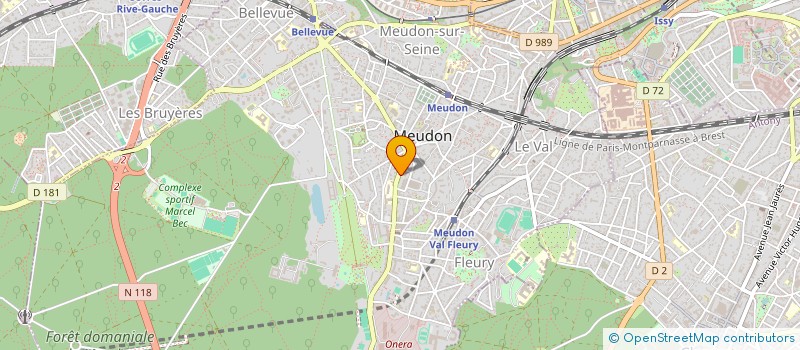 localisation de l'entreprise MUTUELLE DE MEUDON  MEUDON