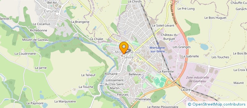 localisation de l'entreprise MUTUELLE DE MORTAGNE à MORTAGNE-SUR-SEVRE