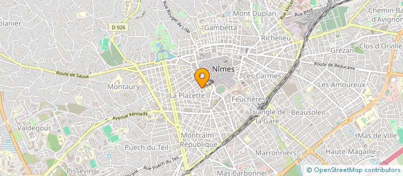localisation de l'entreprise MUTUELLE DE NIMES à NIMES