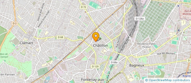 localisation de l'entreprise MUTUELLE DE PREVOYANCE ET DE SANTE à CHATILLON