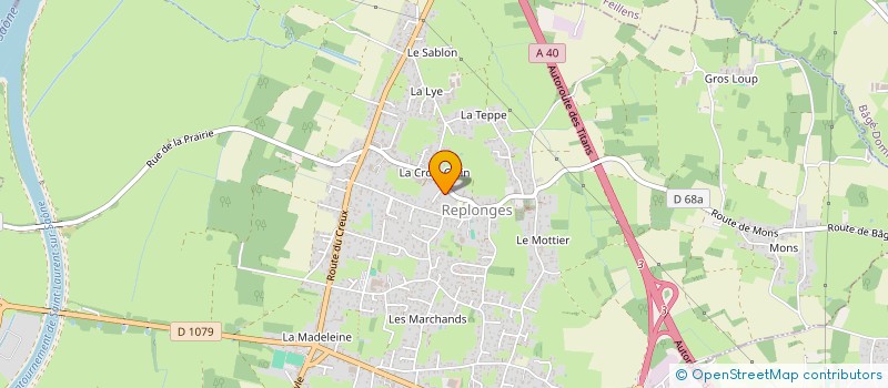 localisation de l'entreprise MUTUELLE DE REPLONGES à REPLONGES