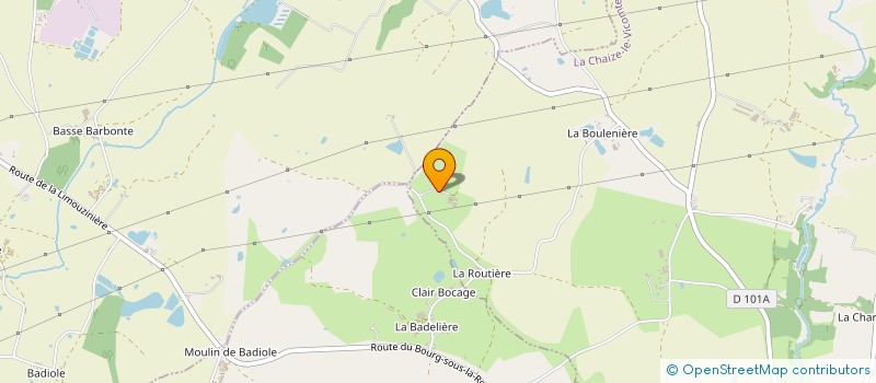 localisation de l'entreprise MUTUELLE DE ST FLORENT DES BOIS à LA CHAIZE-LE-VICOMTE