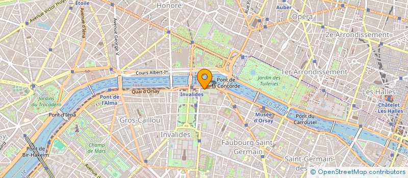 localisation de l'entreprise MUTUELLE DES AFFAIRES ETRANGERES à PARIS