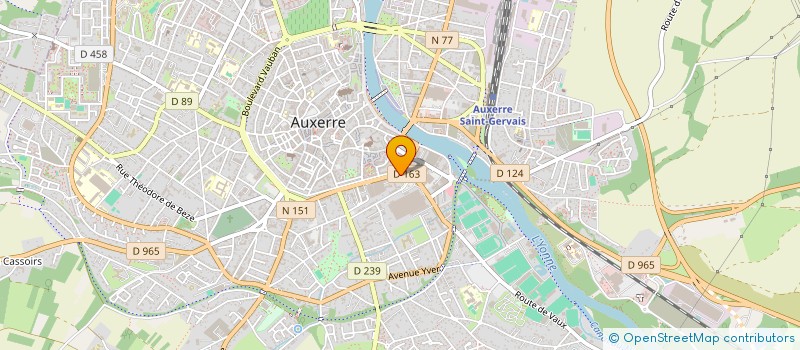 localisation de l'entreprise MUTUELLE DES AGENTS DES IMPOTS à AUXERRE