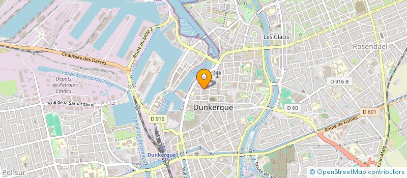localisation de l'entreprise MUTUELLE DES DUNES à DUNKERQUE