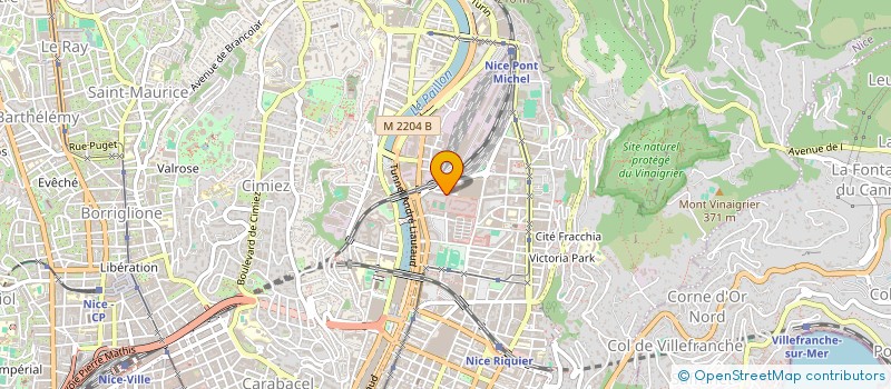 localisation de l'entreprise MUTUELLE DES EMPLOYES DE LA MUTUALITE à NICE
