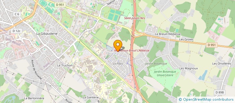 localisation de l'entreprise MUTUELLE DES HOPITAUX DE LA VIENNE  POITIERS